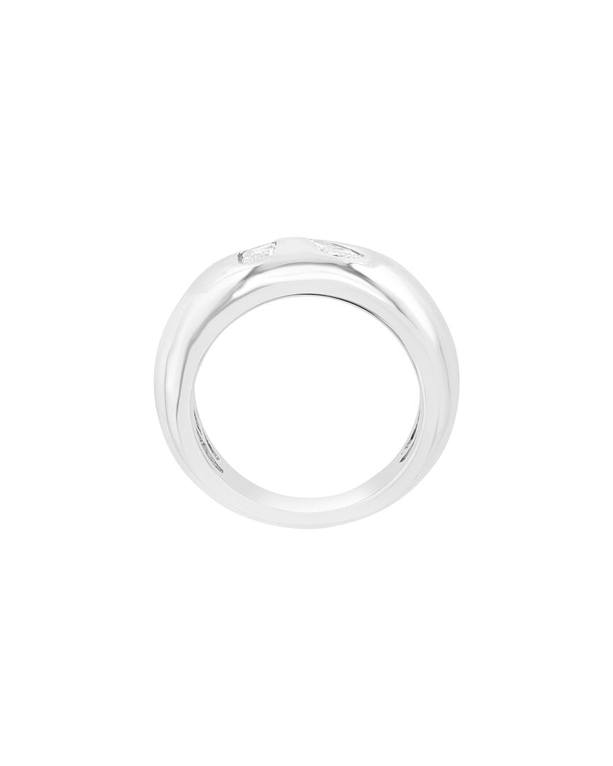 Effy Fine Jewelry Gold Over Silver 1.00 Ct. Tw. Lab-Grown Diamond Ring