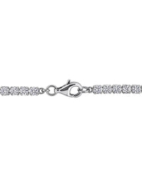 Rina Limor Silver 10.05 Ct. Tw. Lab-Grown Gemstone Bracelet