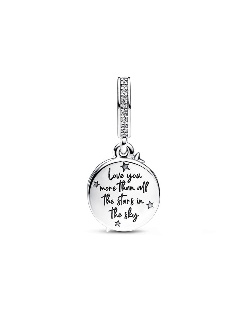 Pandora Moments 14K Rose Gold Plated Cz Shooting Star Dangle Charm