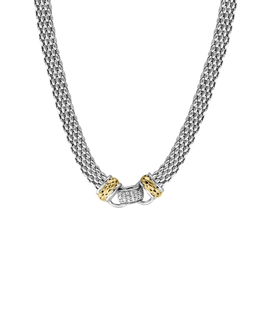 Effy Fine Jewelry Silver 0.17 Ct. Tw. Diamond Necklace