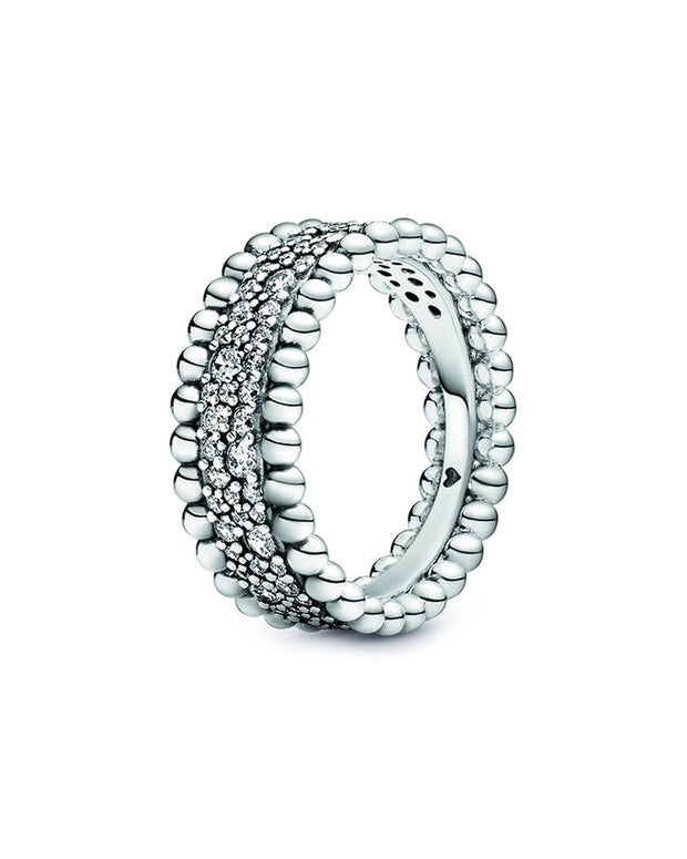 Pandora Signature Silver Cz Ring