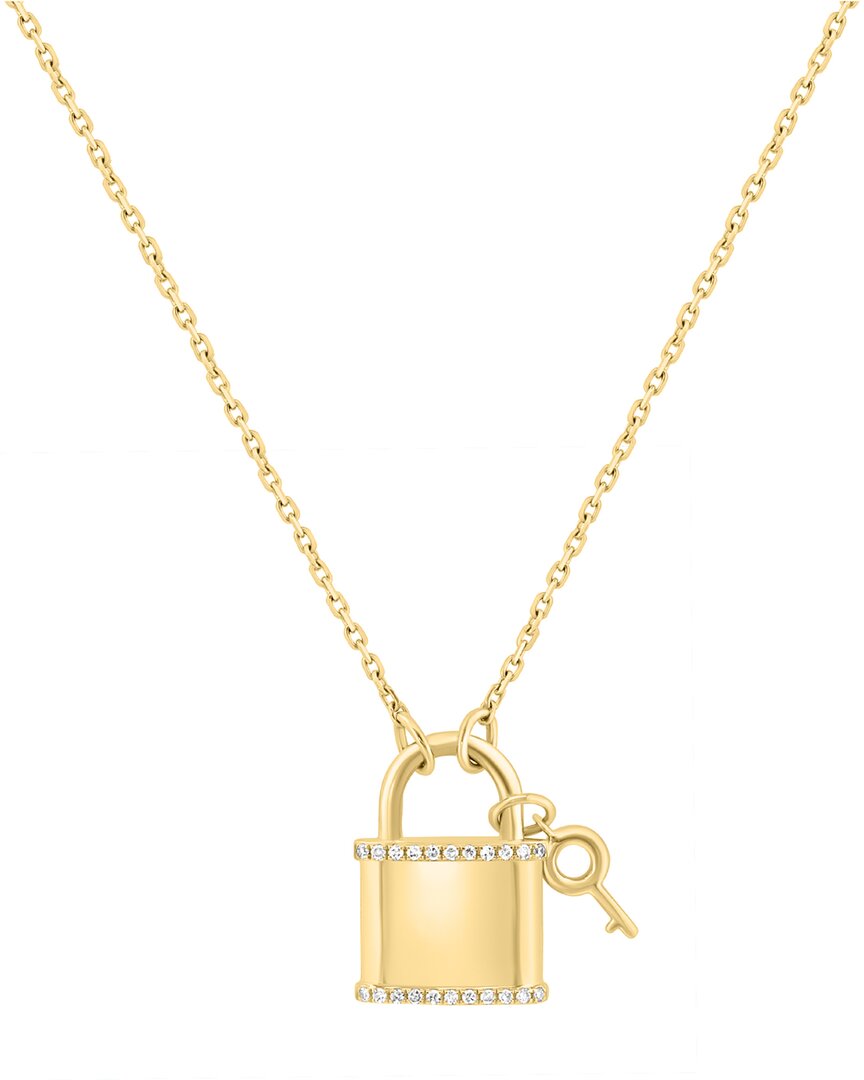 Effy Fine Jewelry 14K 0.12 Ct. Tw. Diamond Necklace