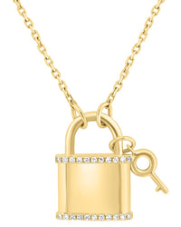 Effy Fine Jewelry 14K 0.12 Ct. Tw. Diamond Necklace