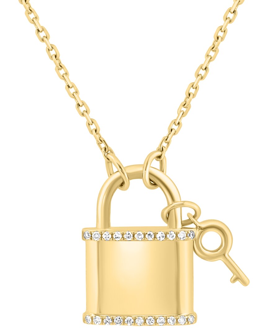 Effy Fine Jewelry 14K 0.12 Ct. Tw. Diamond Necklace