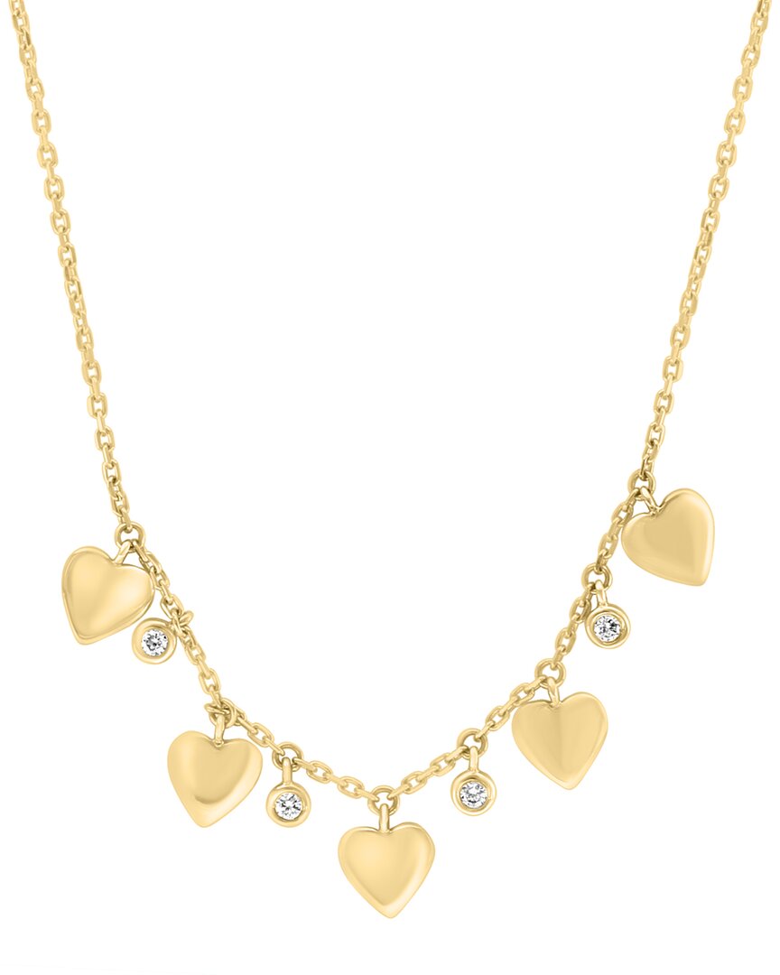 Effy Fine Jewelry 14K 0.08 Ct. Tw. Diamond Necklace