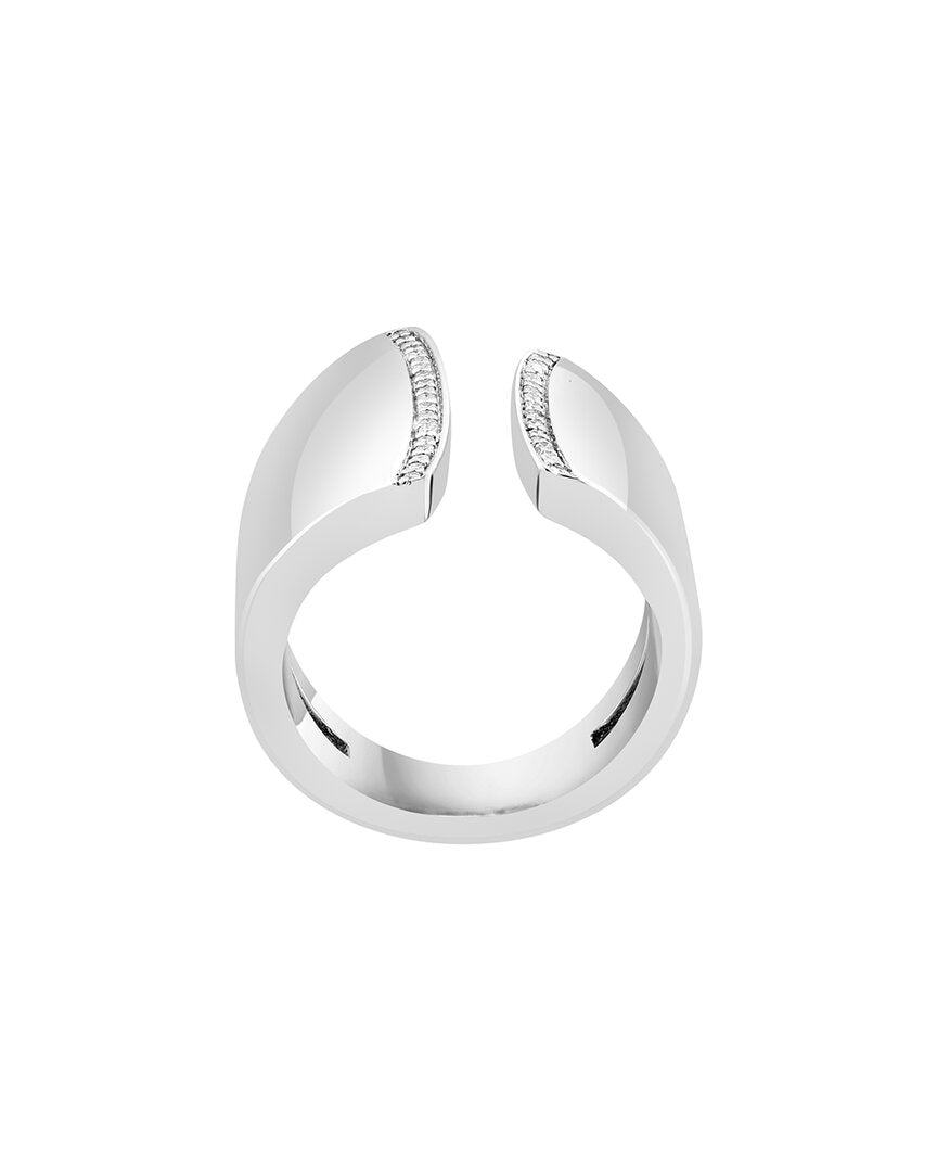 Effy Fine Jewelry Silver 0.10 Ct. Tw. Diamond Ring