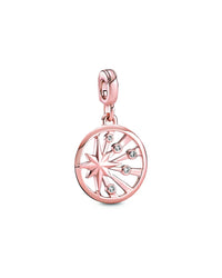 Pandora Me 14K Plated Cz Star Medallion Charm