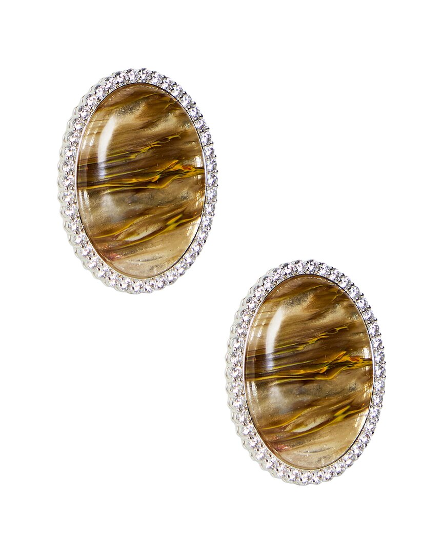 Retrofête Stone Stud Earrings