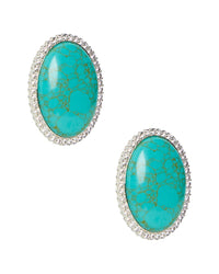 Retrofête Stone Stud Earrings