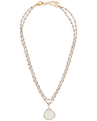 Rachel Reinhardt Rachel Reinhardt 14K Over Silver Gemstone Necklace