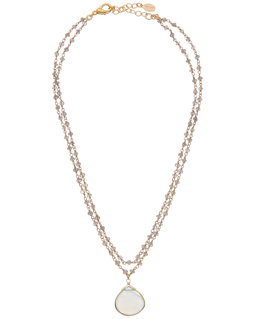 Rachel Reinhardt Rachel Reinhardt 14K Over Silver Gemstone Necklace