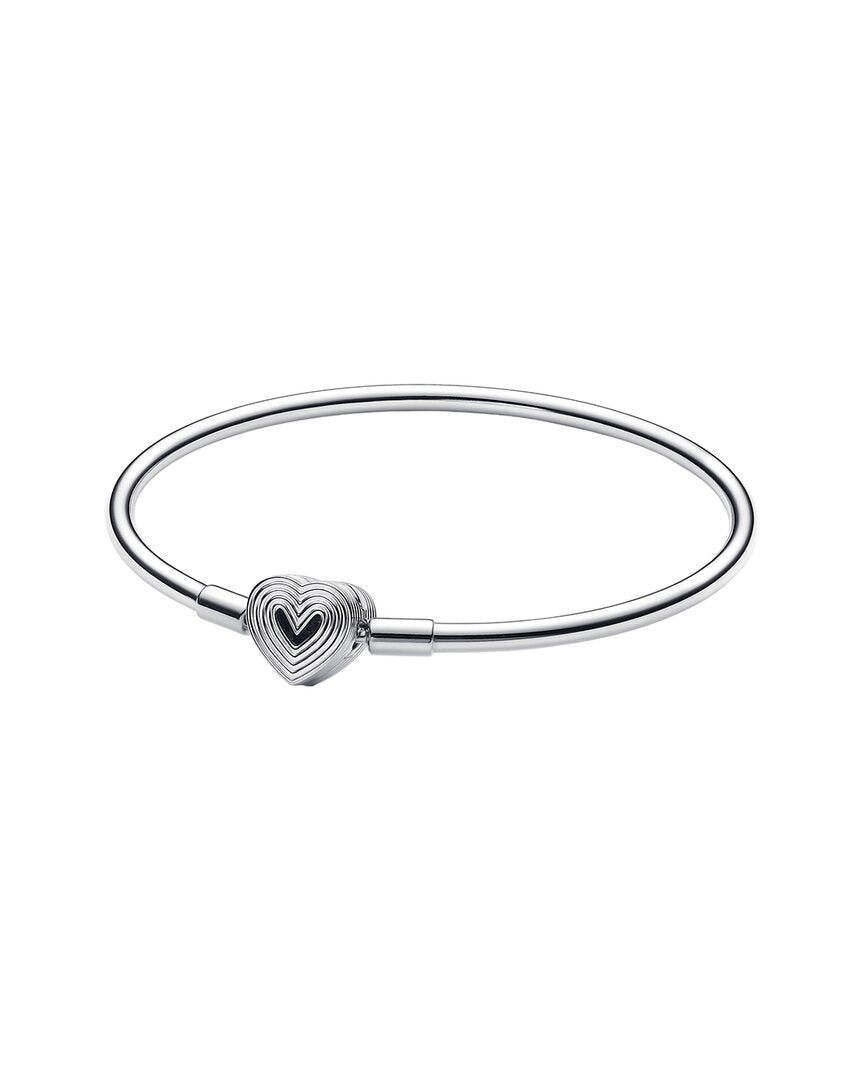 Pandora Pandora Moments Silver Bangle Bracelet