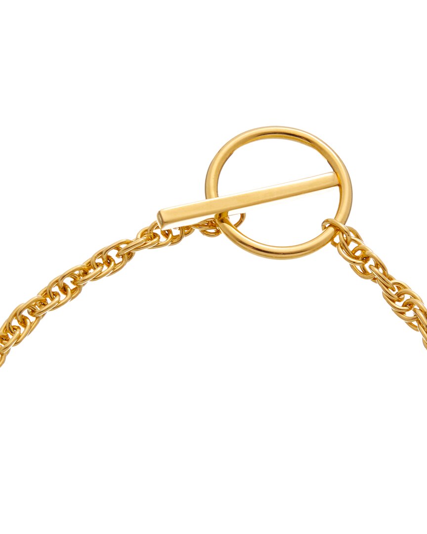 Oscar De La Renta Pearl Lilypad Necklace