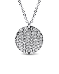 Pandora Silver Cz Timeless Necklace