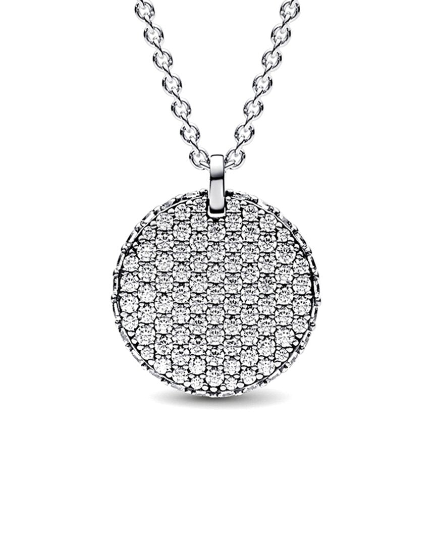 Pandora Silver Cz Timeless Necklace