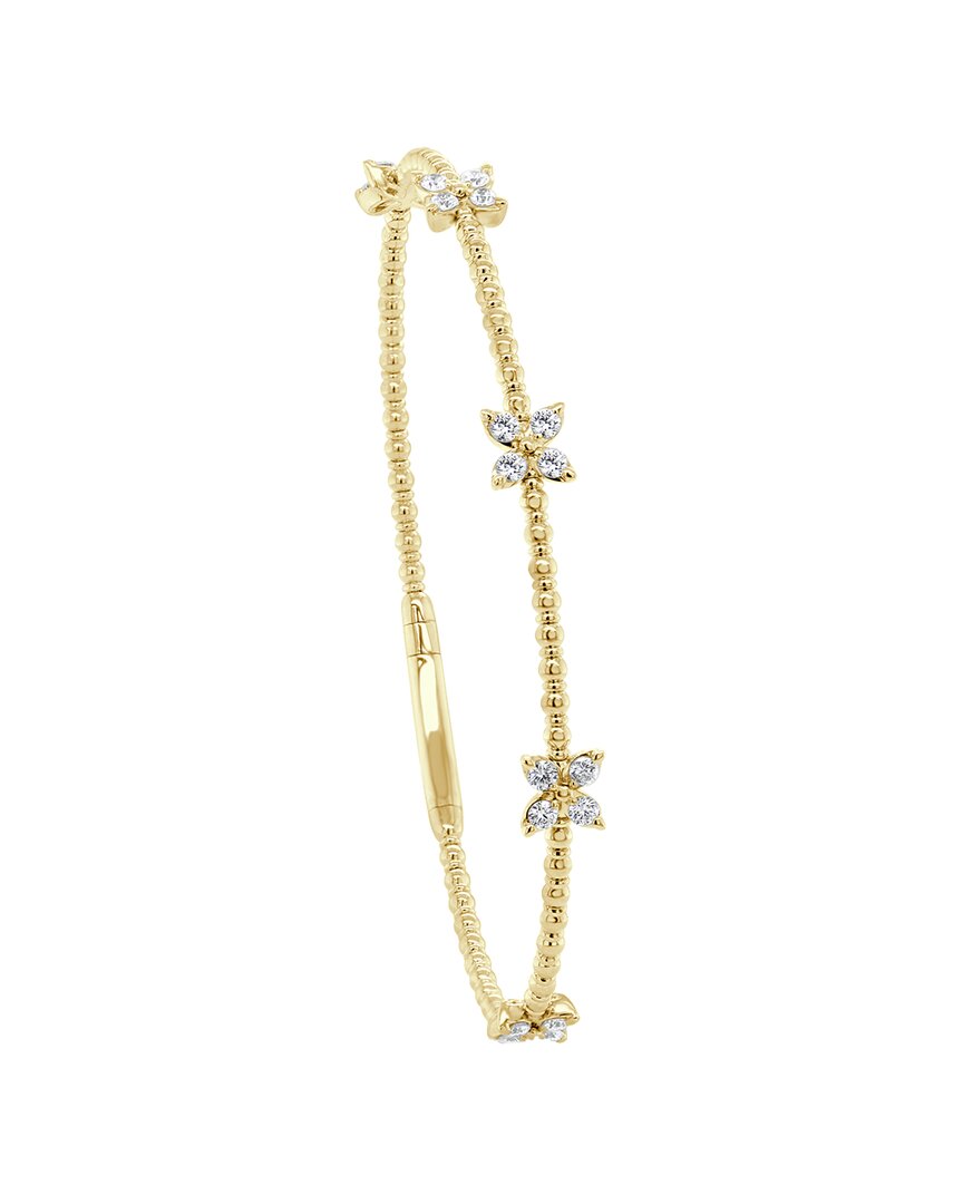 Sabrina Designs Sabrina Designs 14K 0.60 Ct. Tw. Diamond Butterfly Station Bangle Bracelet