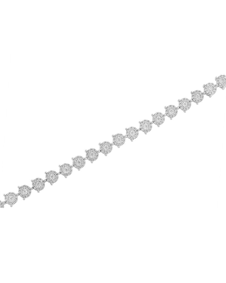 Effy Fine Jewelry Silver 1.97 Ct. Tw. Diamond Bracelet No Color
