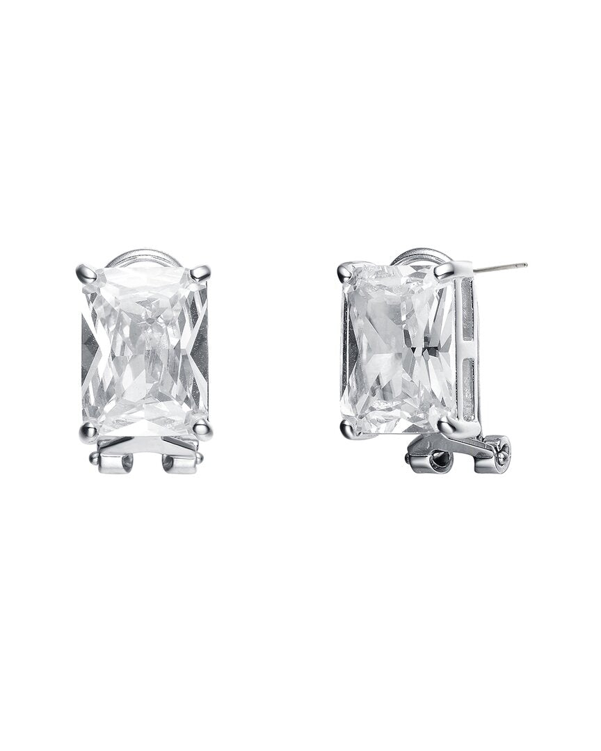 Genevive Genevive Silver Cz Studs