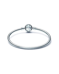 Pandora Moments Silver Snowflake Bangle Bracelet