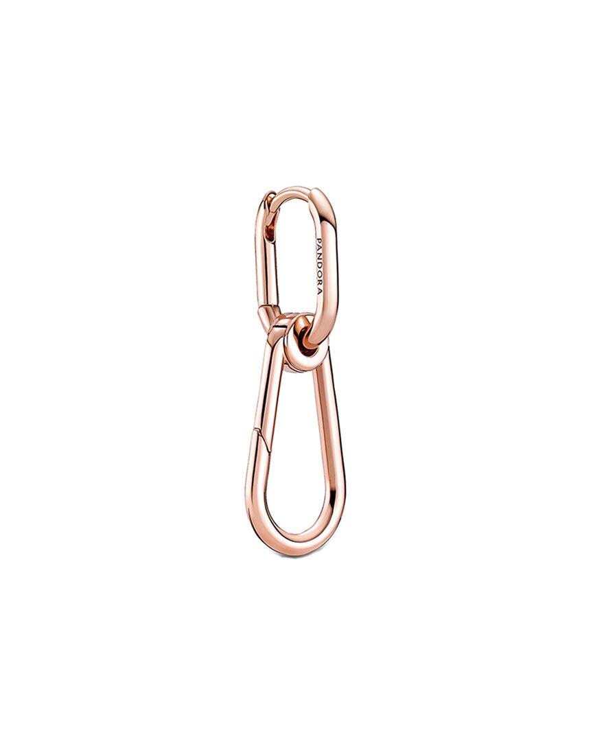 Pandora Pandora Me 14K Rose Gold Plated Hoop Link Earrings