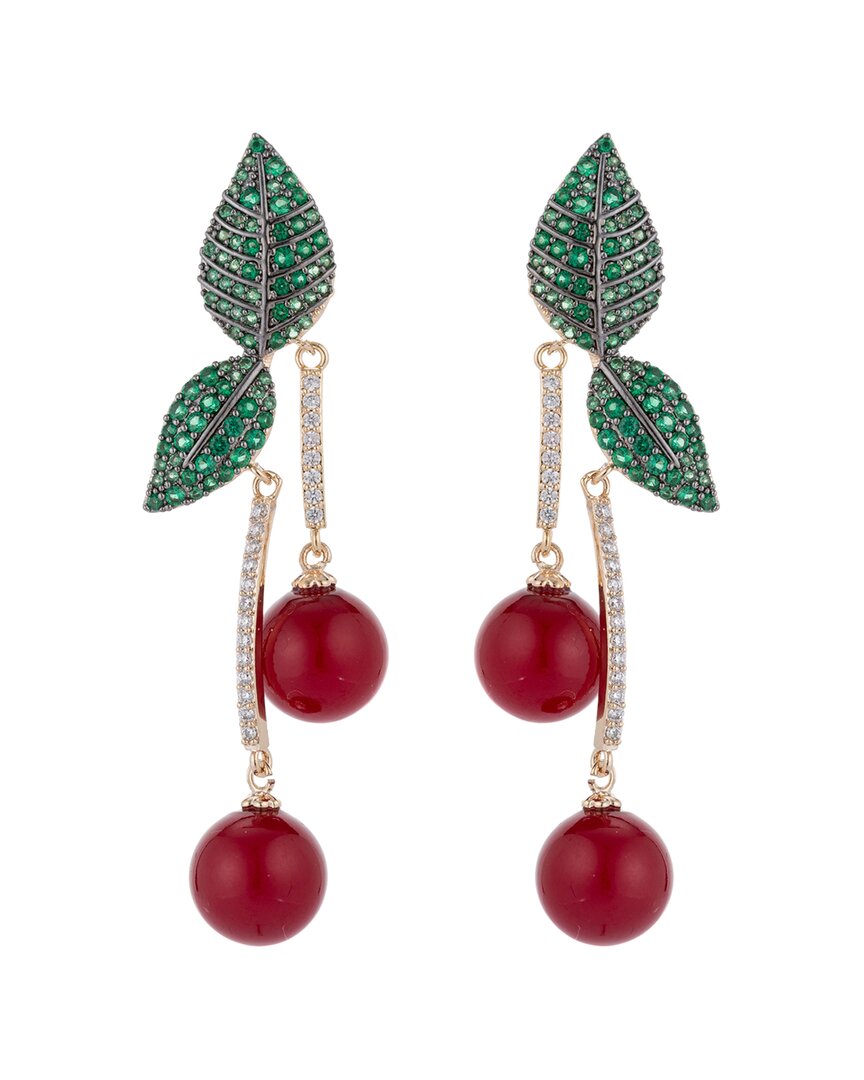 Eye Candy LA Eye Candy La Luxe Collection Cz Cherry Earrings
