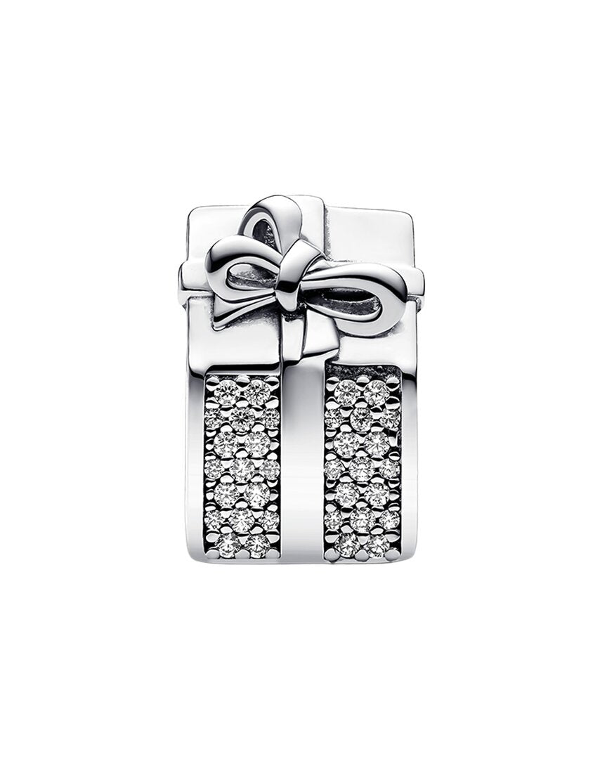 Pandora Pandora Moments Silver Cz Sparkling Gift Box Charm