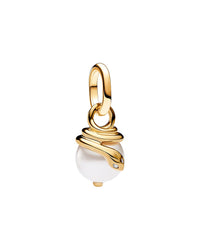 Pandora Pandora Me 14K Plated Snake Pearlescent Mini Dangle Charm