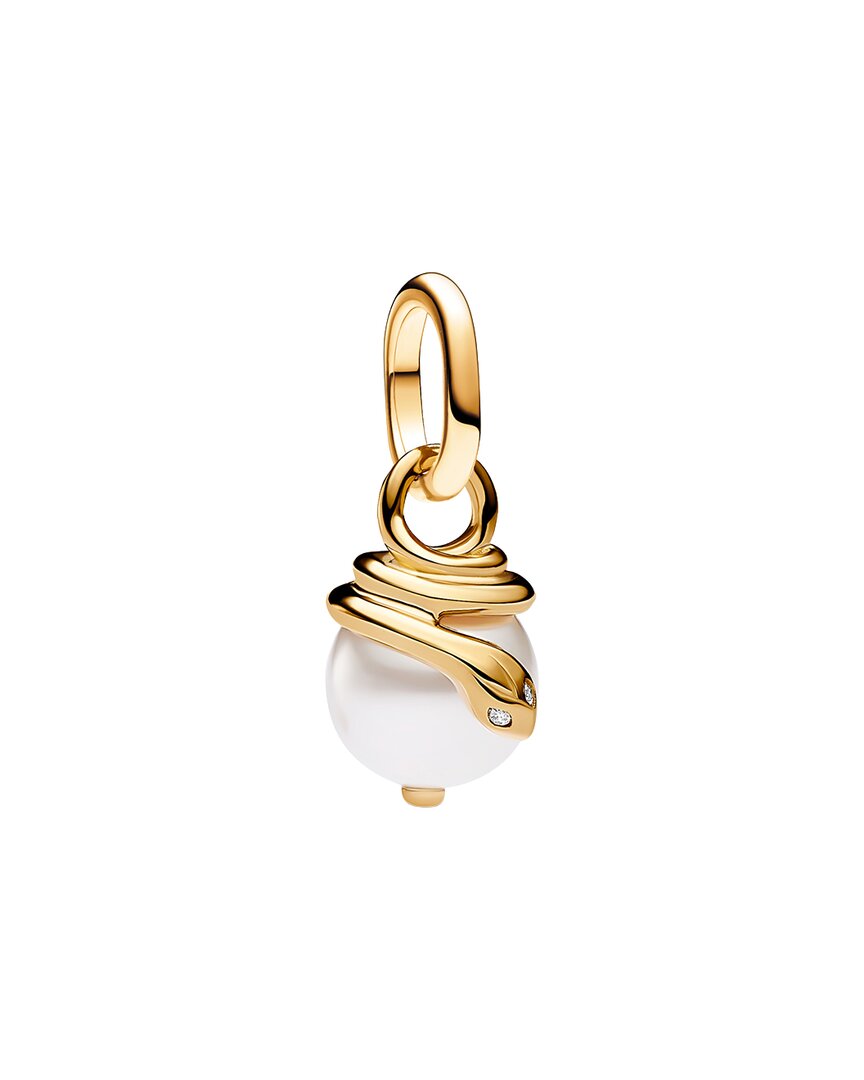 Pandora Pandora Me 14K Plated Snake Pearlescent Mini Dangle Charm