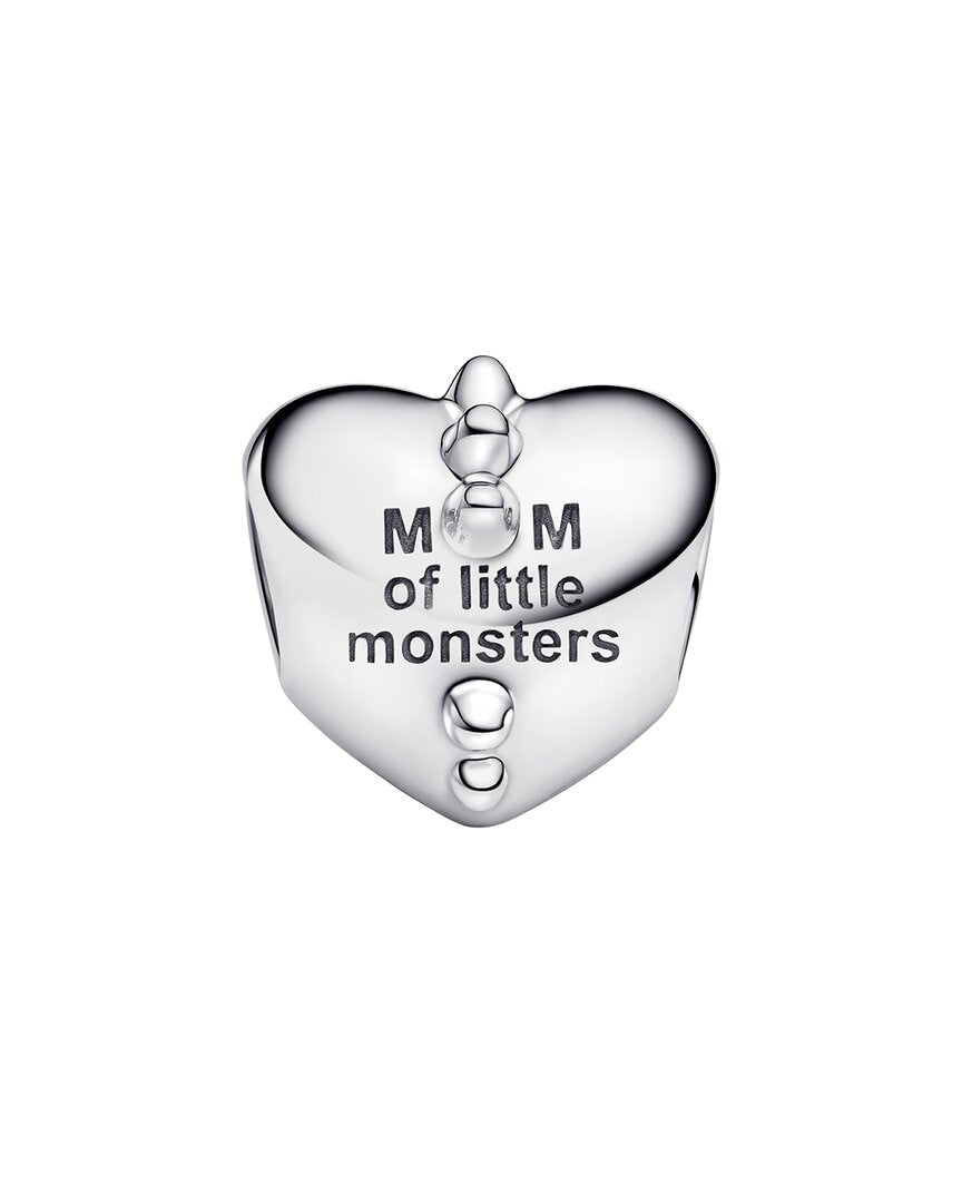 Pandora Pandora Moments Silver Cz Mum's Little Monsters Heart Charm