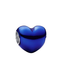 Pandora Pandora Moments Silver Metallic Blue Heart Charm
