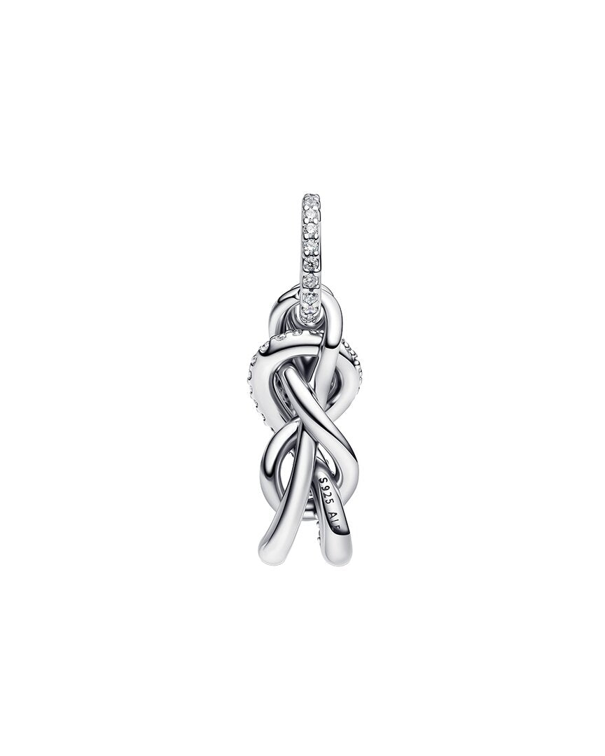 Pandora Pandora Moments Silver Cz Pava Infinity Knot Dangle Charm