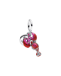 Pandora Pandora Moments Silver Cz Lobster Dangle Charm