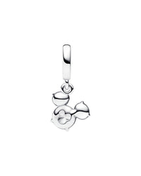 Pandora Pandora X Disney Silver Mickey Mouse Sparkling Head Silhouette Dangle Charm