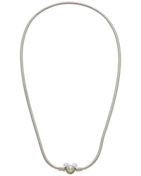 Pandora X Disney Silver Mickey Mouse Snake Chain Necklace