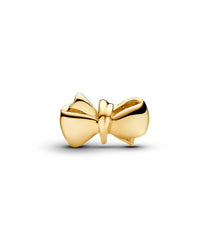 Pandora Pandora Moments 14K Plated Cz Sparkling Bow Charm