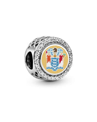 Pandora Pandora Localization Silver Cz Nj Flag Charm