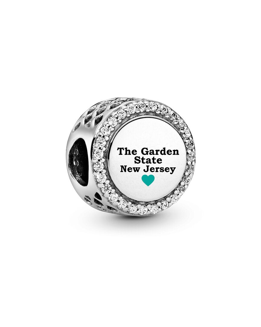 Pandora Pandora Localization Silver Cz Nj Flag Charm