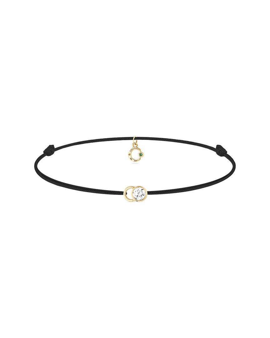 Courbet 18K 0.15 Ct. Tw. Lab Grown Diamond Let's Commit Bracelet No Color