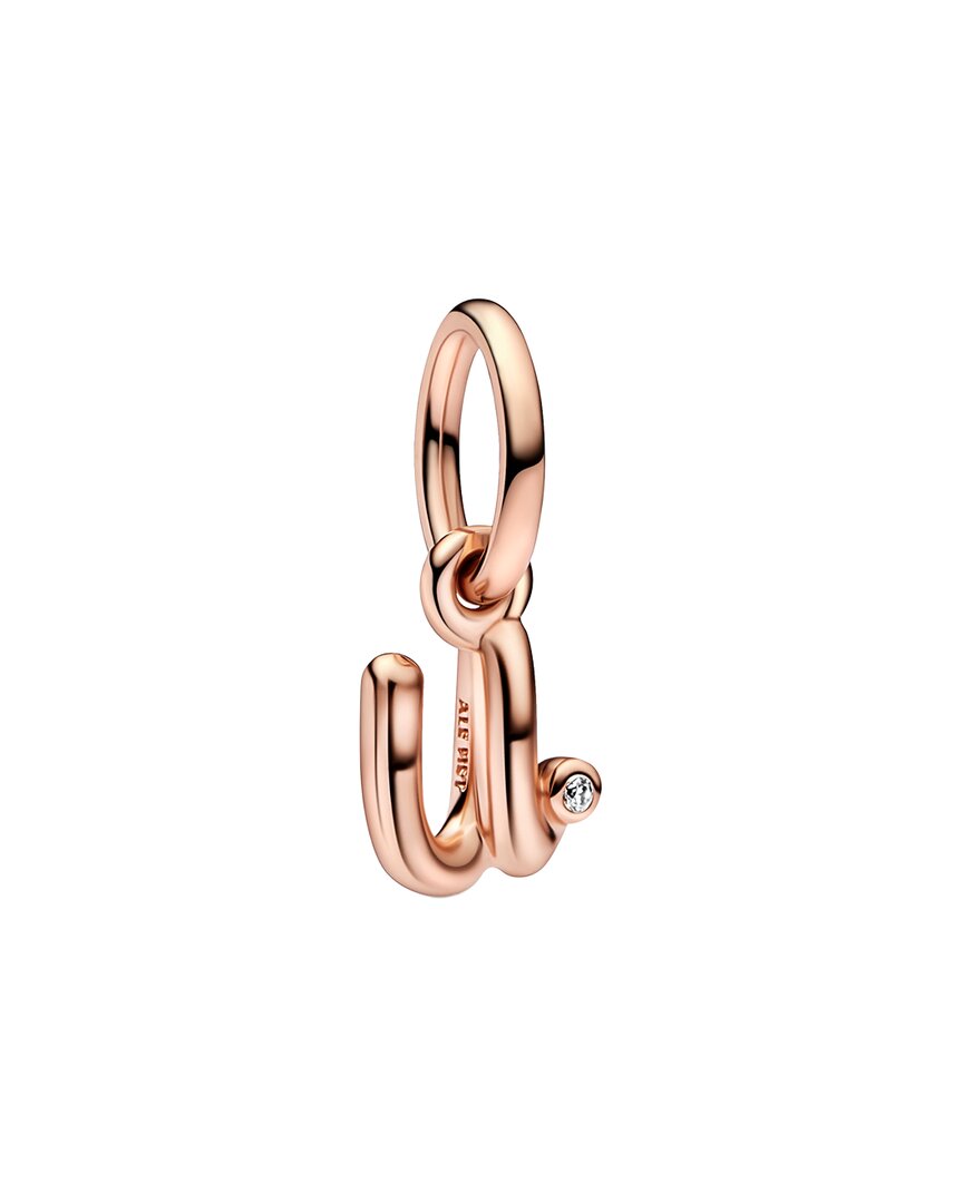 Pandora Pandora 14K Rose Gold Plated Cz Moments Dangle Charm