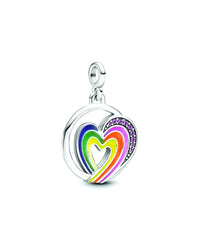 Pandora Pandora Me Silver Rainbow Heart Charm