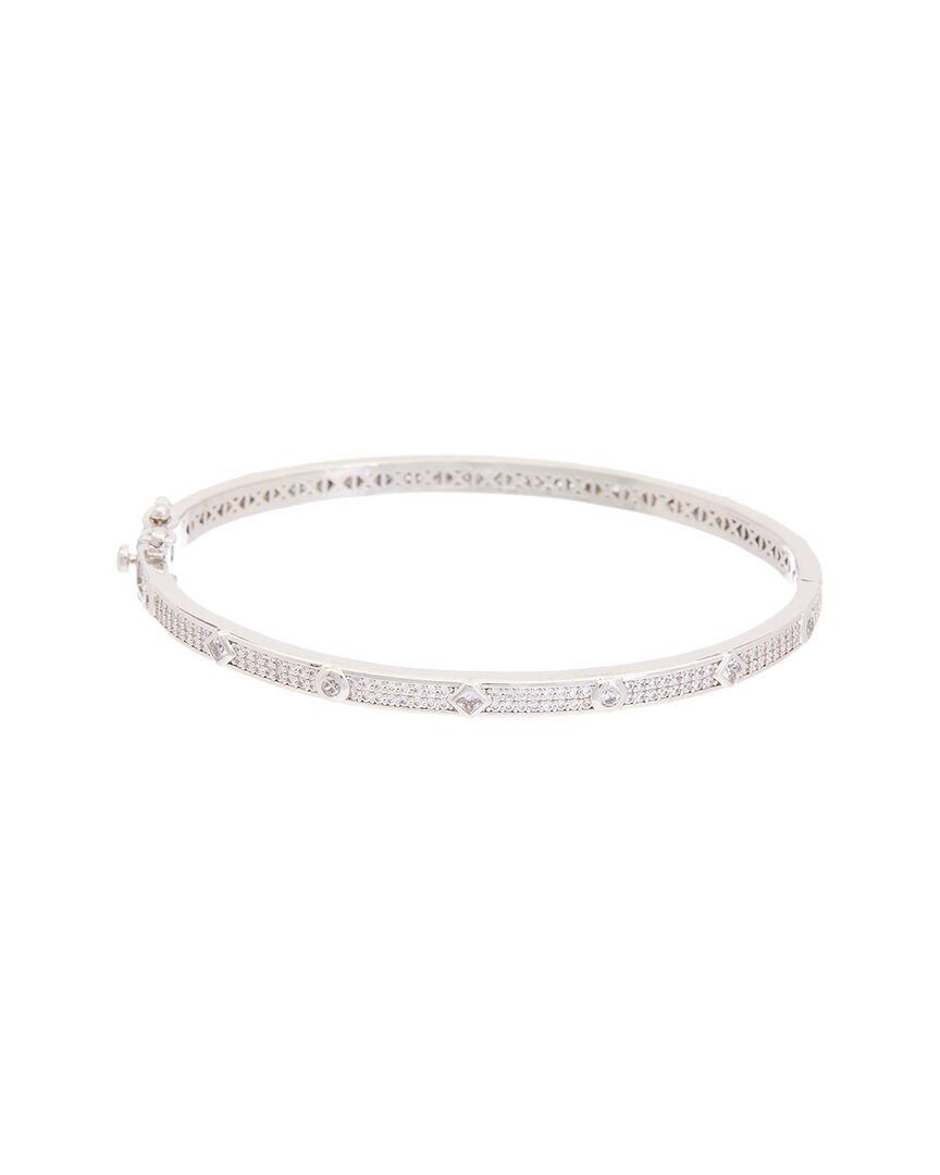Juvell Juvell 18K Plated Cz Bangle Bracelet