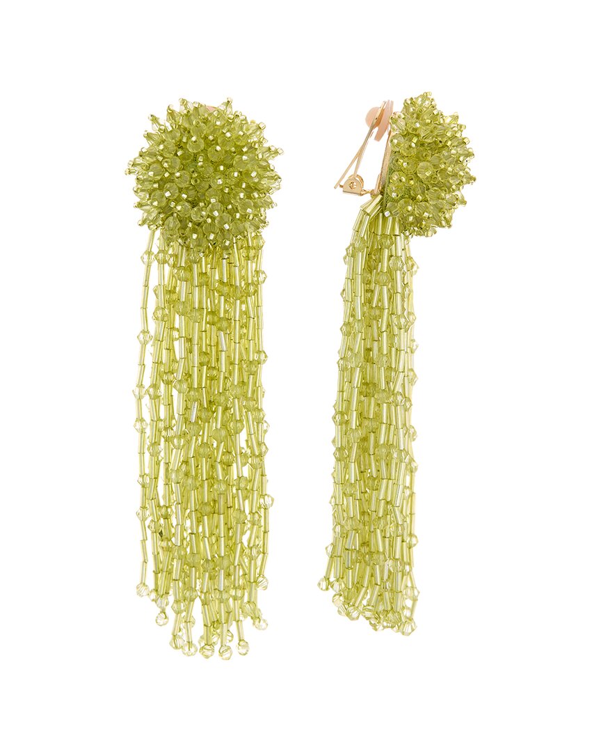 Oscar De La Renta Tassel Drop Earrings