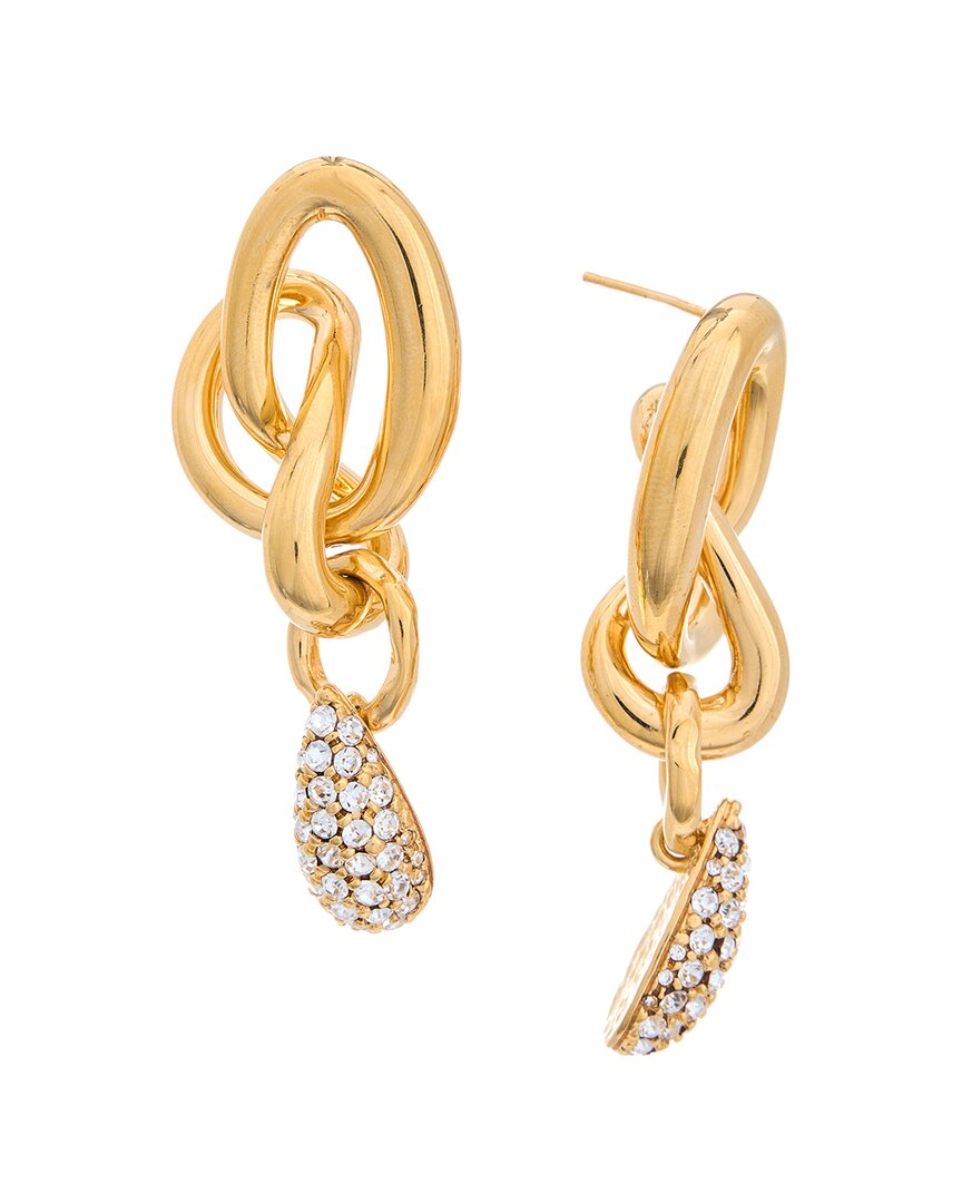 Oscar De La Renta Twisted Knot Earrings