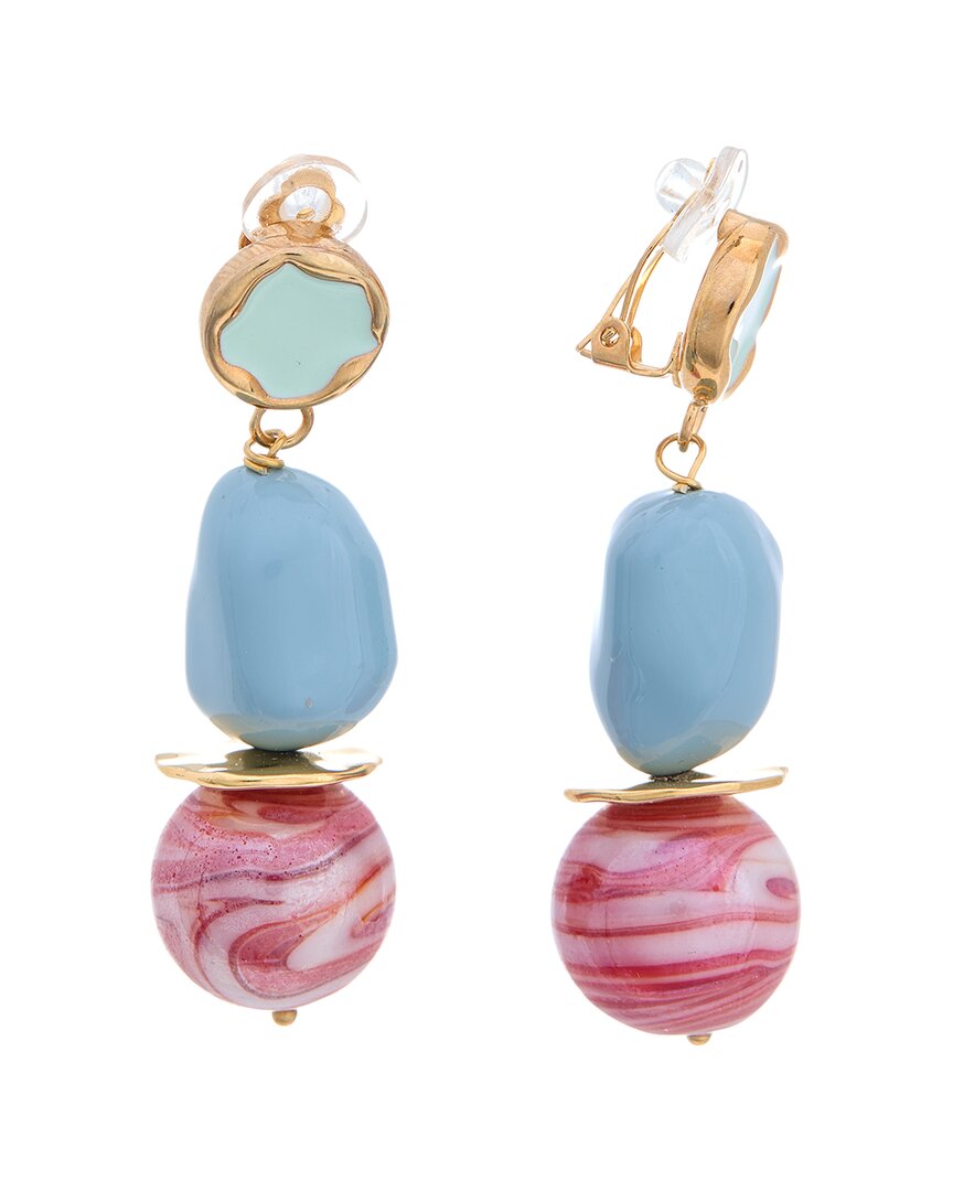 Oscar De La Renta Seaglass Drop Earrings