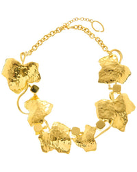 Oscar De La Renta Vines And Crystal Necklace