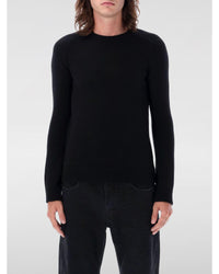 Saint Laurent Cashmere Crew Neck Sweater Men Black