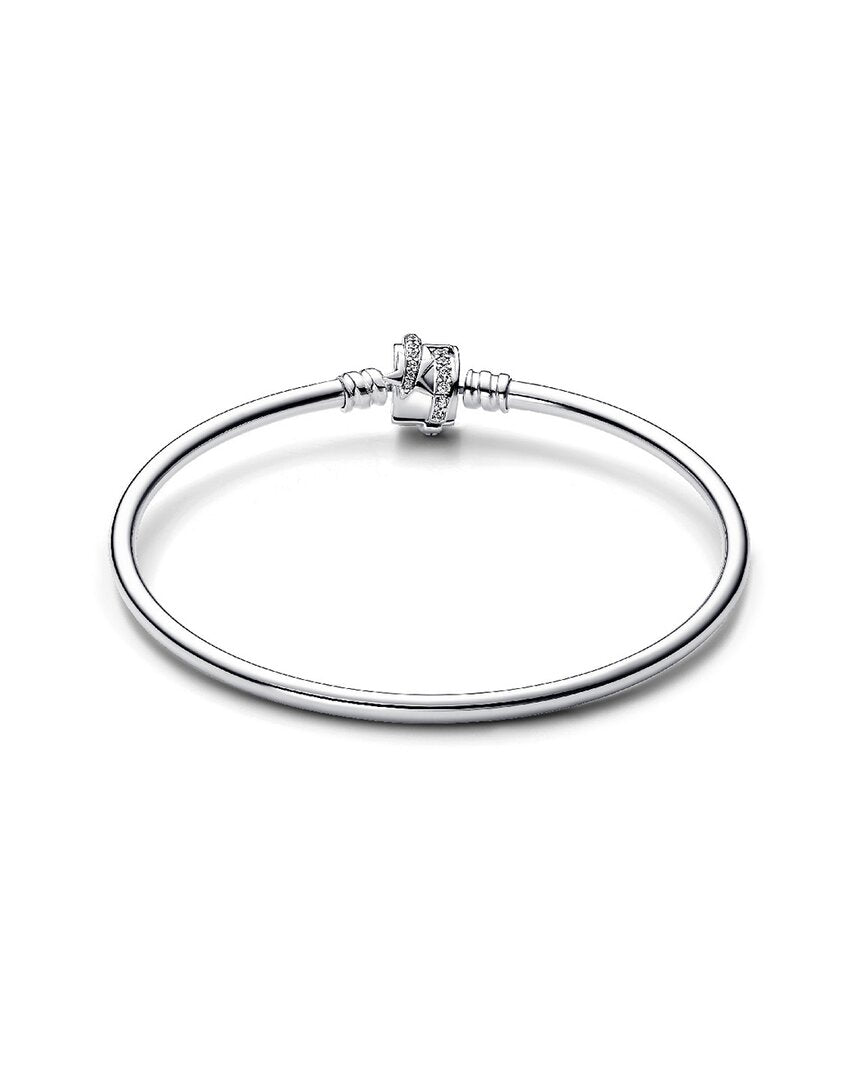 Pandora Moments Cz Bangle Bracelet