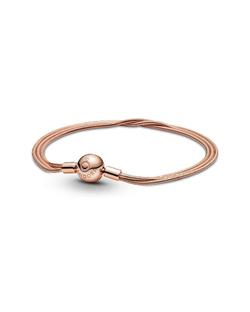 Pandora Moments 14K Rose Gold Plated Chain Bracelet