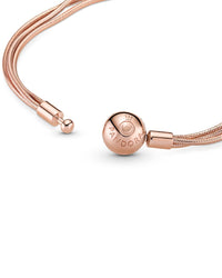 Pandora Moments 14K Rose Gold Plated Chain Bracelet