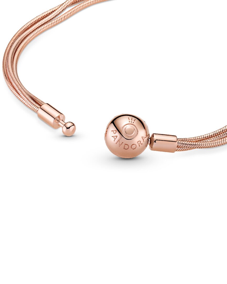 Pandora Moments 14K Rose Gold Plated Chain Bracelet